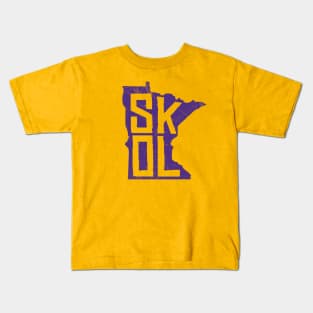 Skol Minnesota - Yellow Kids T-Shirt